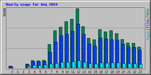 Hourly usage for May 2024